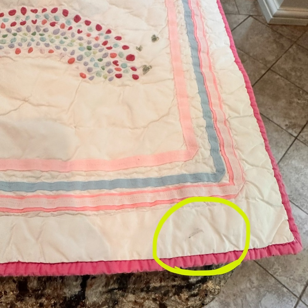 Pottery Barn Kids Rainbow Crib Quilt - Picture 4 of 6